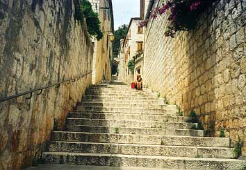 Hvar Fortress -
begin hike